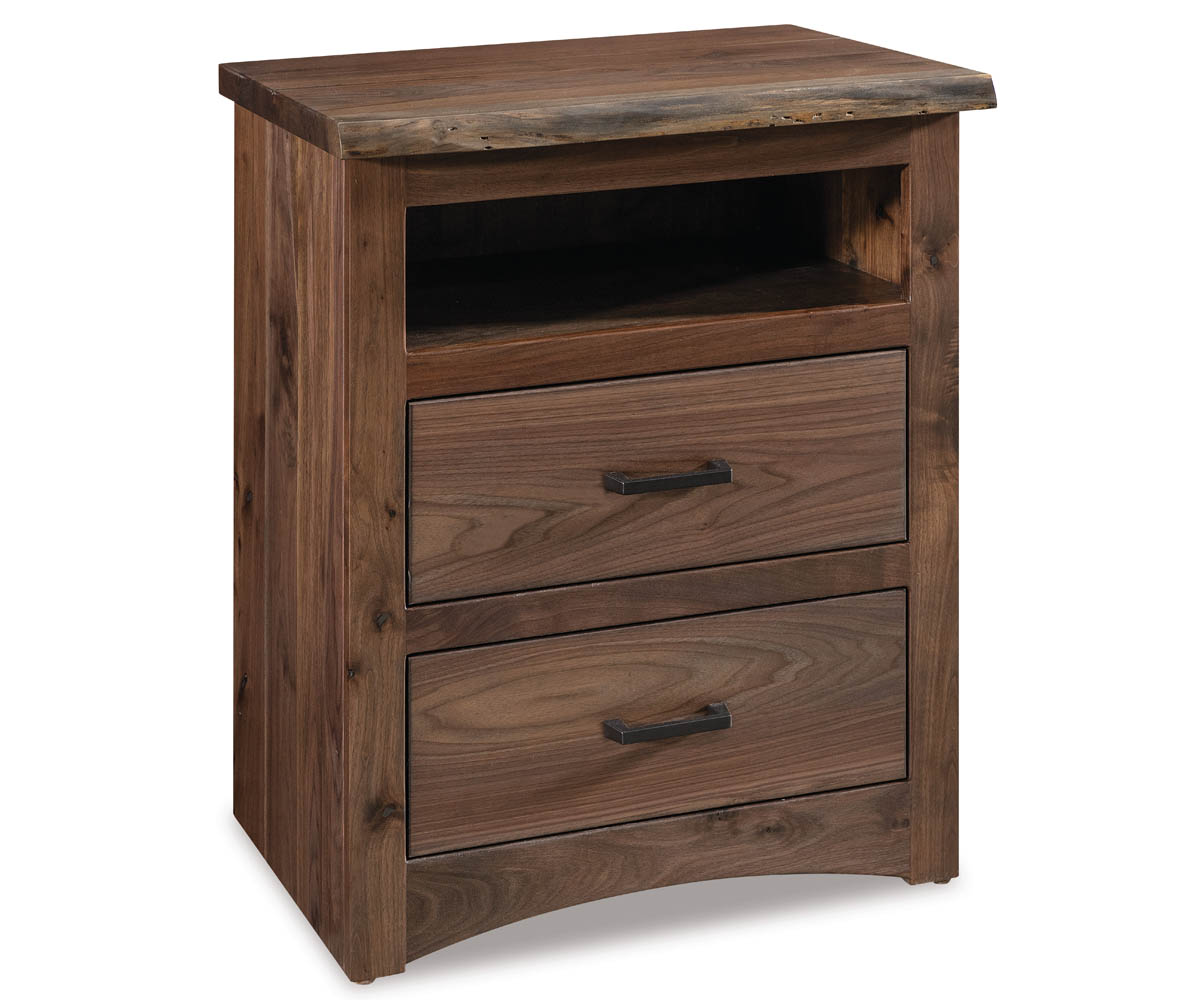 Live Wood 3 Drawer Nightstand | Amish Originals