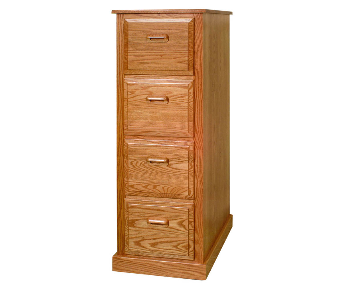 Traditional 4 Drawer File Amish Originals