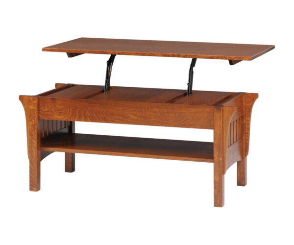 Mission Coffee Table With Lift Top