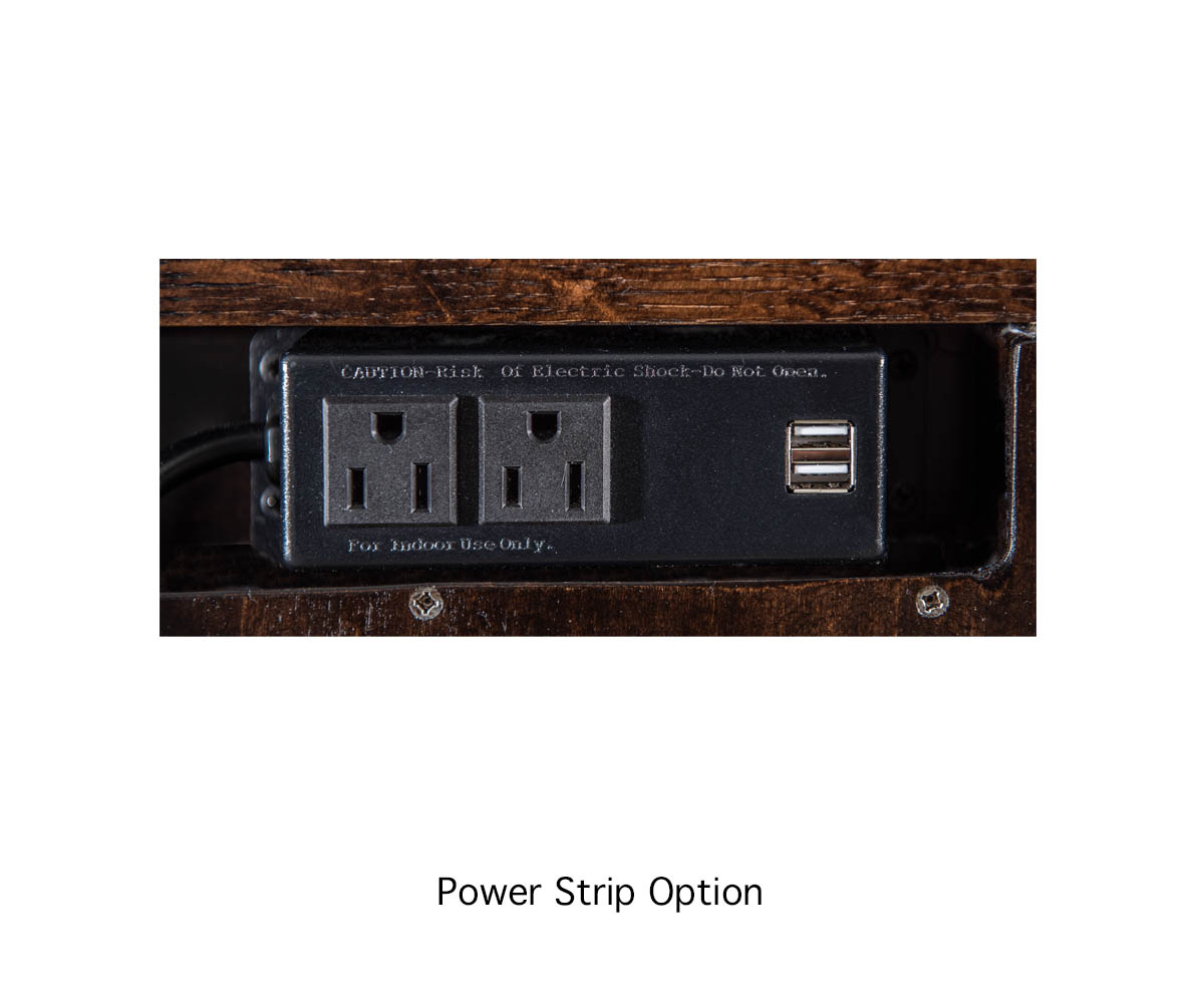 Heritage 3 Drawer Open Nightstand - Image 3