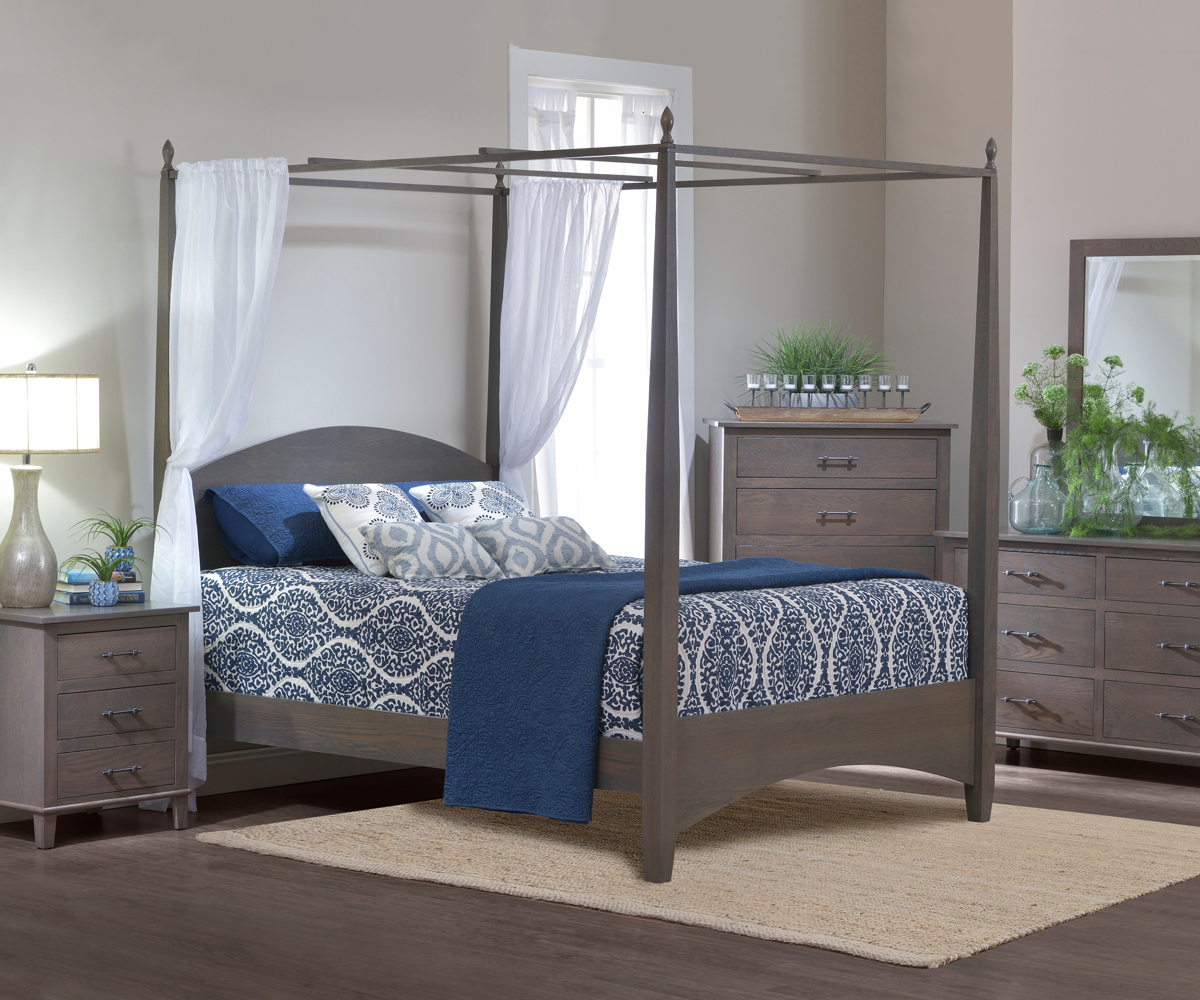 Hamilton Pencil Post Bed with Canopy - Image 2