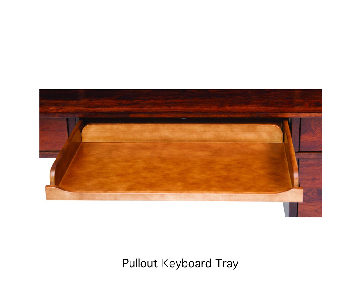 Craftsman Computer Desk and Hutch - Large Flare Legs - Image 2