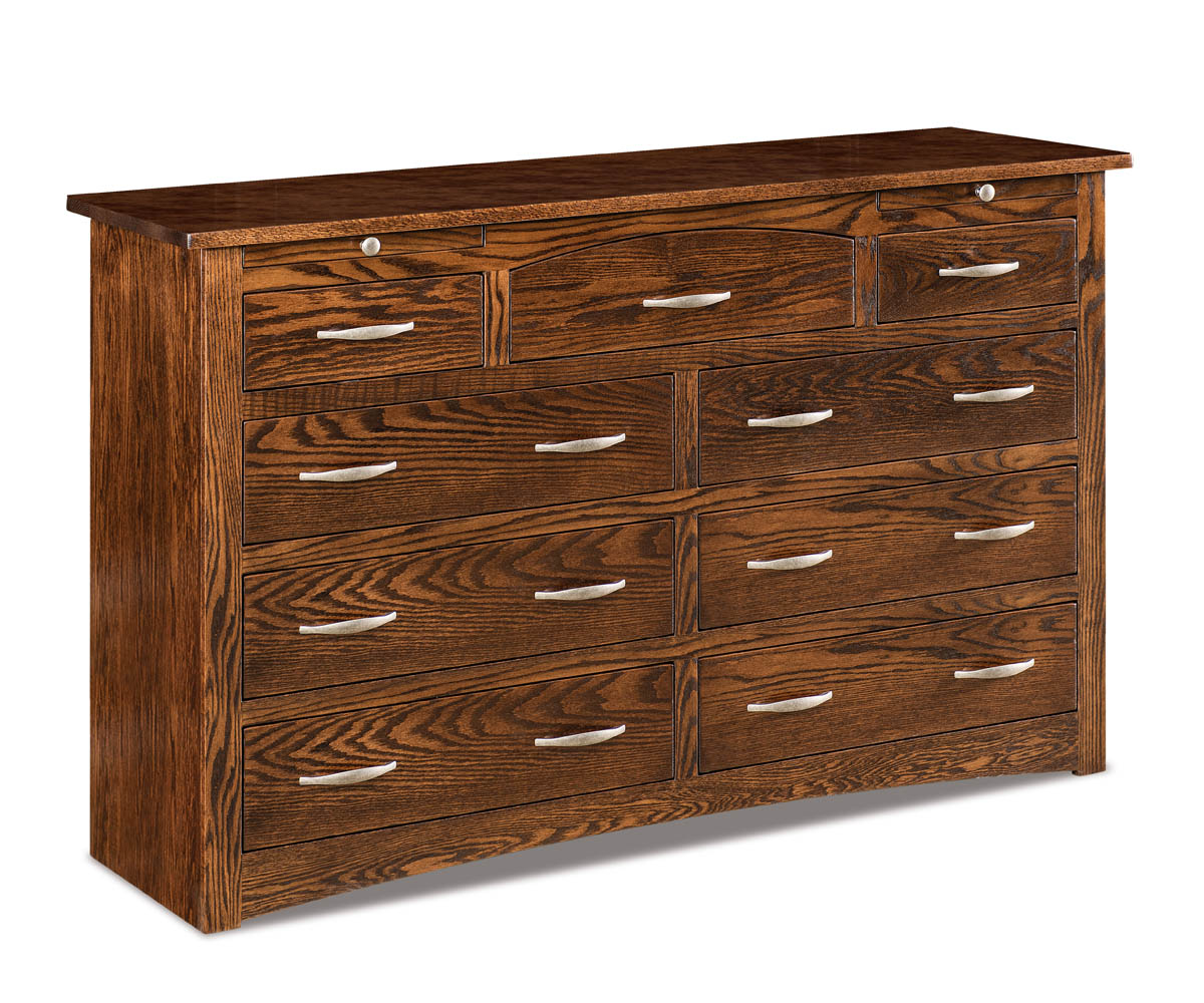 Denver 9 Drawer Dresser With Jewelry Drawers