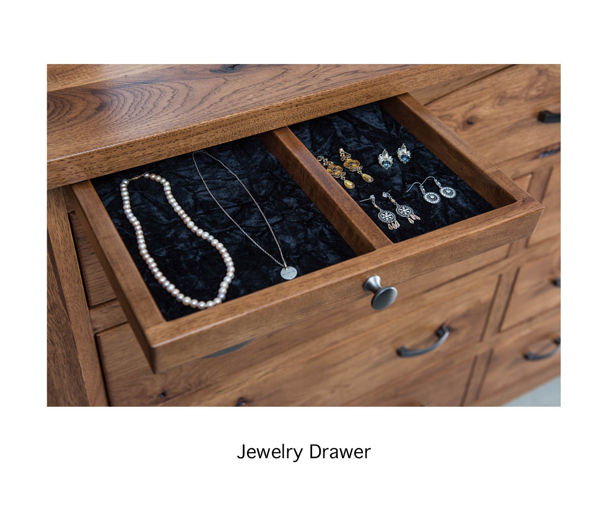 Denver 9 Drawer Dresser With Jewelry Drawers - Image 2