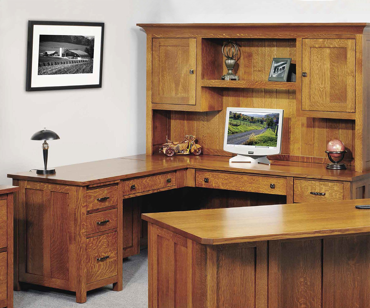 Coventry Mission 60" Credenza Desk - Image 3