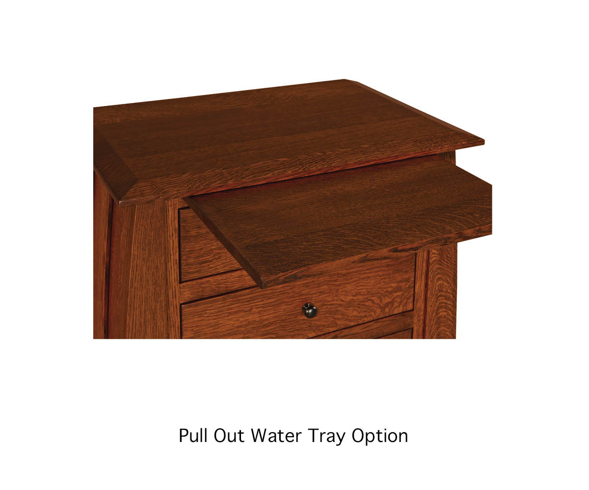 Chippewa Sleigh 1 Drawer Open Nightstand - Image 4