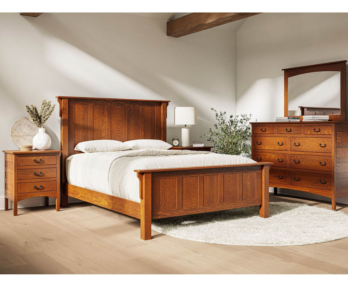 Granny Mission 3 Drawer Nightstand - Image 7