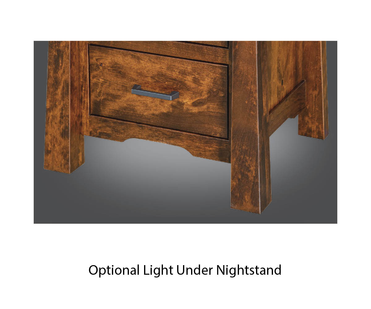 Granny Mission 3 Drawer Nightstand - Image 6