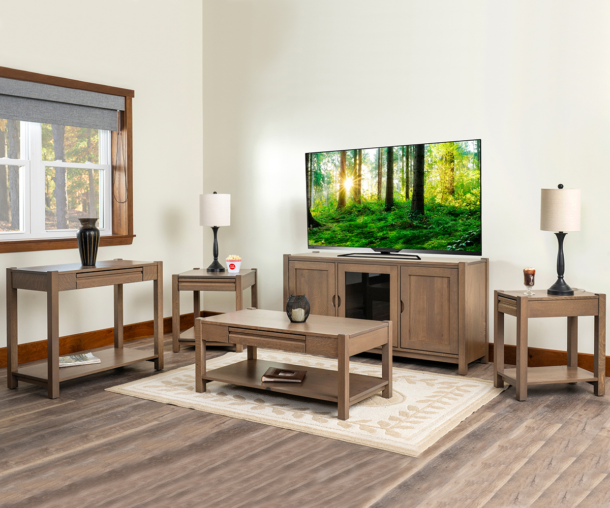 Fresno Fire Box TV Stand - 80" - Image 2
