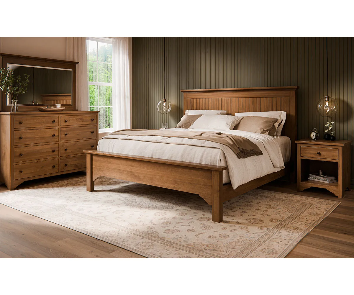 Heritage Farmhouse 1 Drawer Nightstand - Image 2